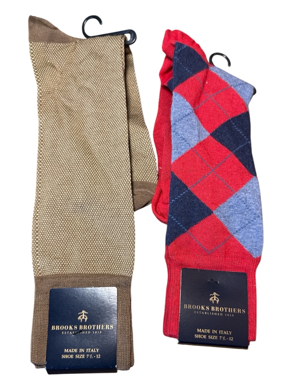 NEW! Brooks Brothers Men’s Dress Socks LOT OF 2